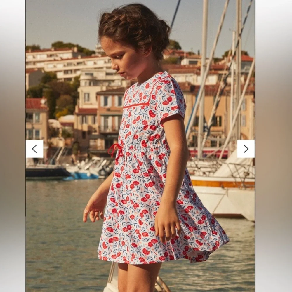 Sergent Major Floral Sailor Dress